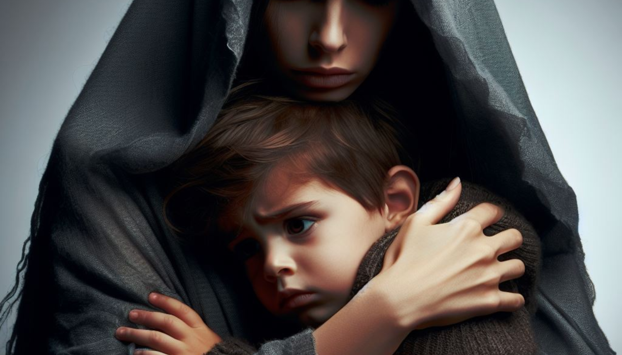 الطفل كان يبكي، ولكن عندما حملته توقف عن البكاء، وهذا ما أشعرها بحب كبير تجاهه فقامت بإرضاعه ثم أعطته لحماتها .. الحسد والغيرة