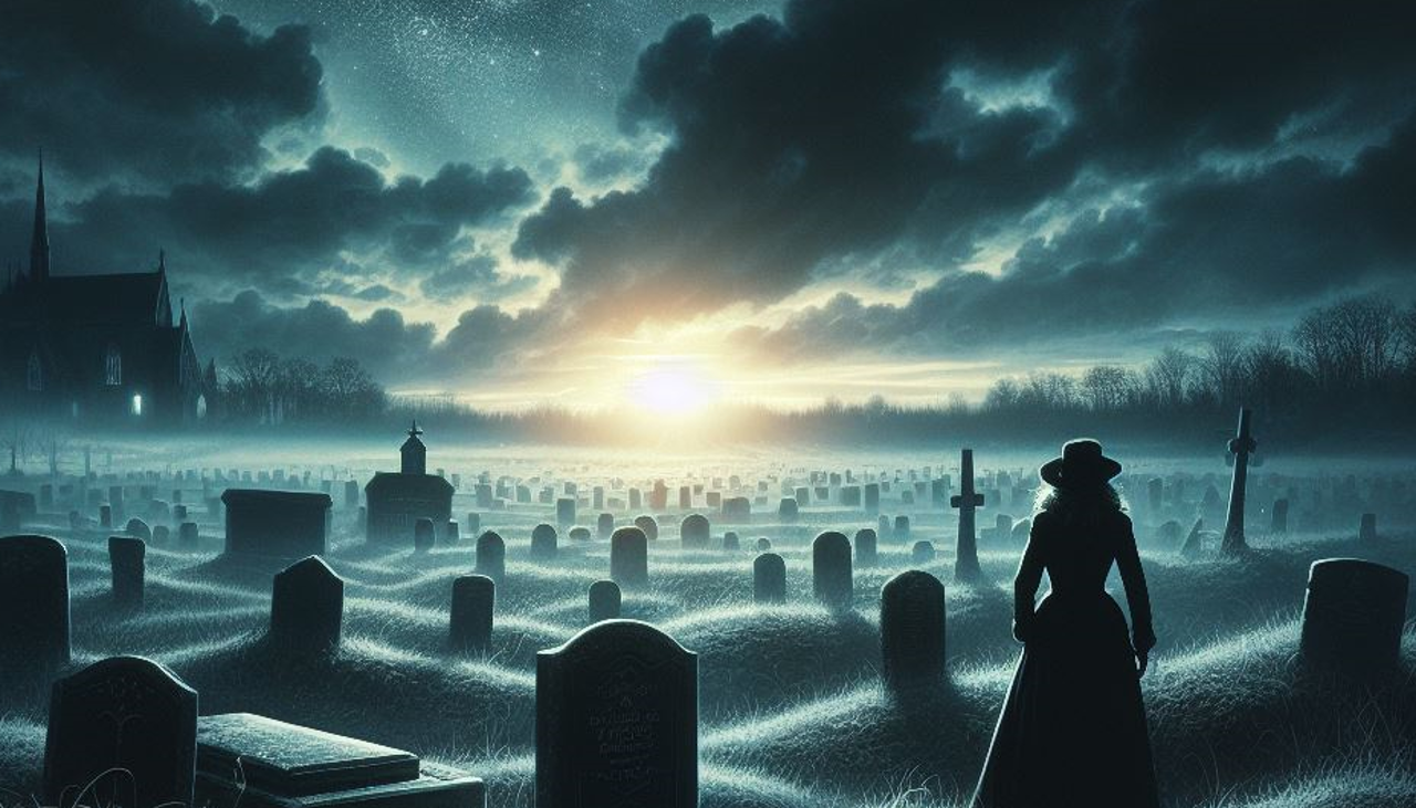 أنني اسمع صوت اطياف تطرق باب غرفتي وأجسام تتحرك اسفل سريري …………. حارسة المقابر