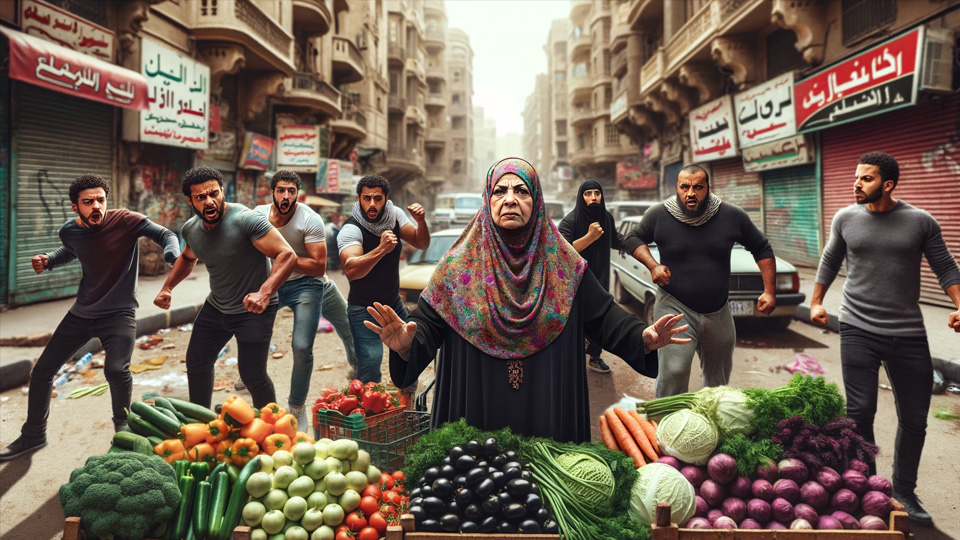 بائعة الخضار الشجاعة…رحلة عائشة في مواجهة الظلم والانتصار