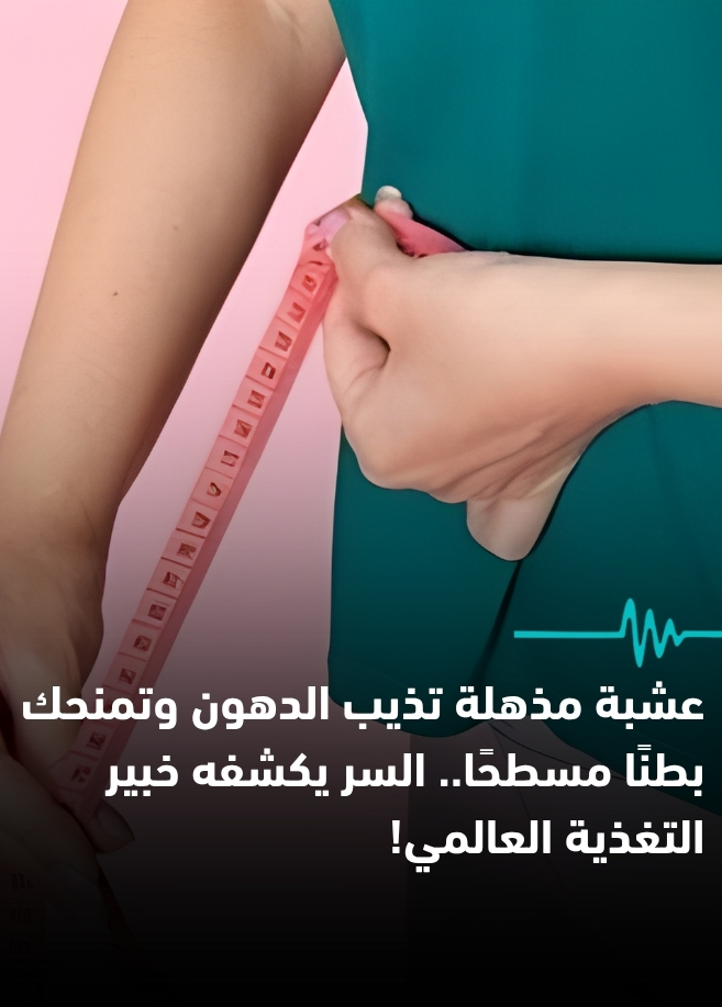 تخلص من الكرش والدهون العنيدة بسهولة خبير عالمي يكشف عن عشبة سحرية تذيب الشحوم